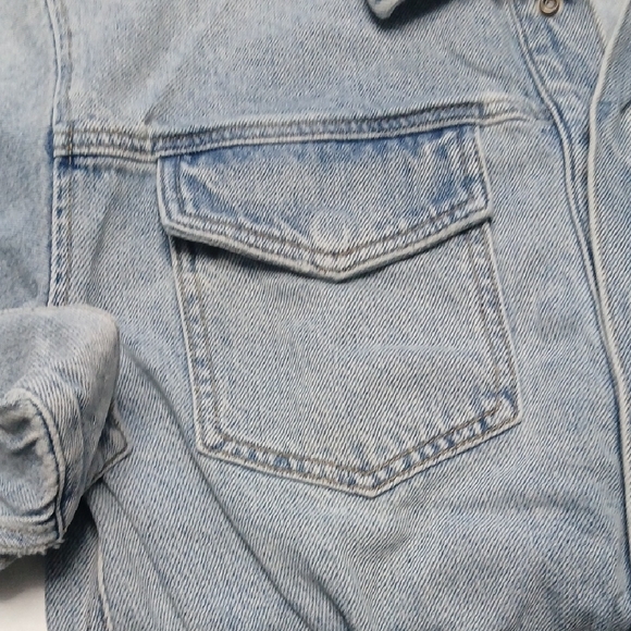 Pistola Denim Jumpsuit in Light Blue - Picture 3 of 8